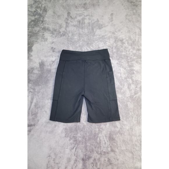 J.crew Sz S AY275 Bike Shorts pocket Celular Black Wmns Hiking Gym Ca16 - Picture 7 of 7
